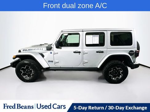 Used 2023 Jeep Wrangler Unlimited Rubicon 4xe w/ Steel Bumper Group AWD/4WD image 5