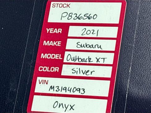 Used 2021 Subaru Outback Onyx Edition XT image 26
