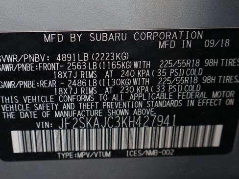 Used 2019 Subaru Forester Sport w/ Popular Package #2 AWD/4WD image 52