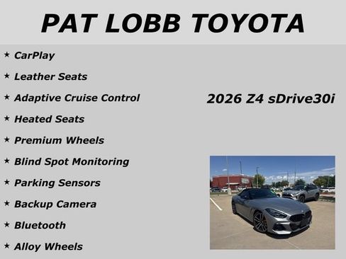 Used 2026 BMW Z4 sDrive30i w/ Premium Package RWD image 16
