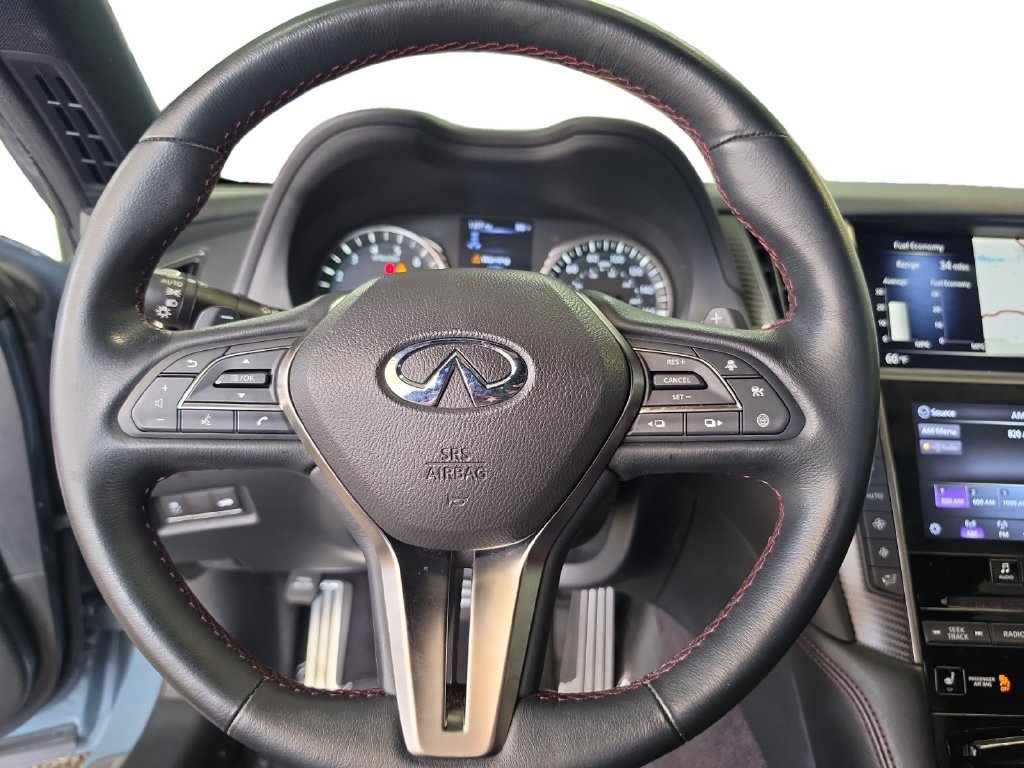 Used 2021 INFINITI Q60 Red Sport 400 w/ Carbon Fiber Package RWD image 12