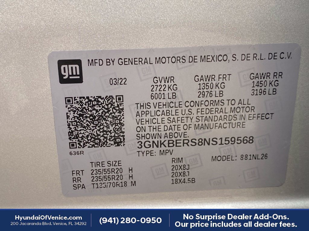Used 2022 Chevrolet Blazer RS w/ Enhanced Convenience Package FWD image 27