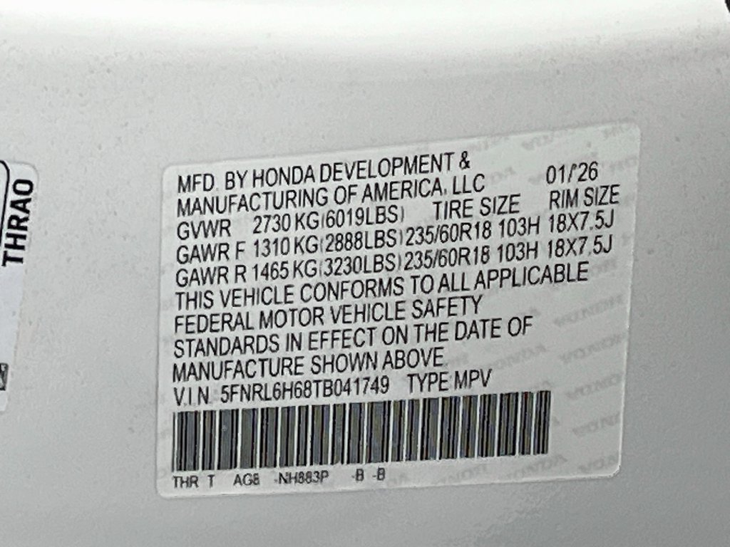 Used 2026 Honda Odyssey EX-L image 34