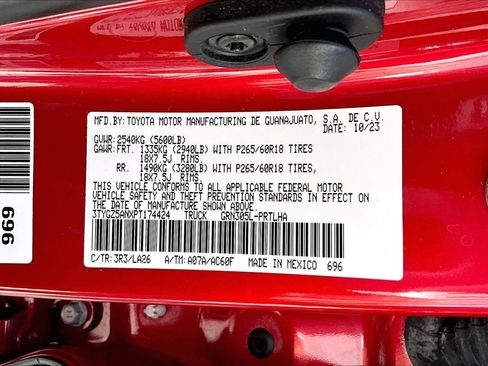 Used 2023 Toyota Tacoma Limited image 16