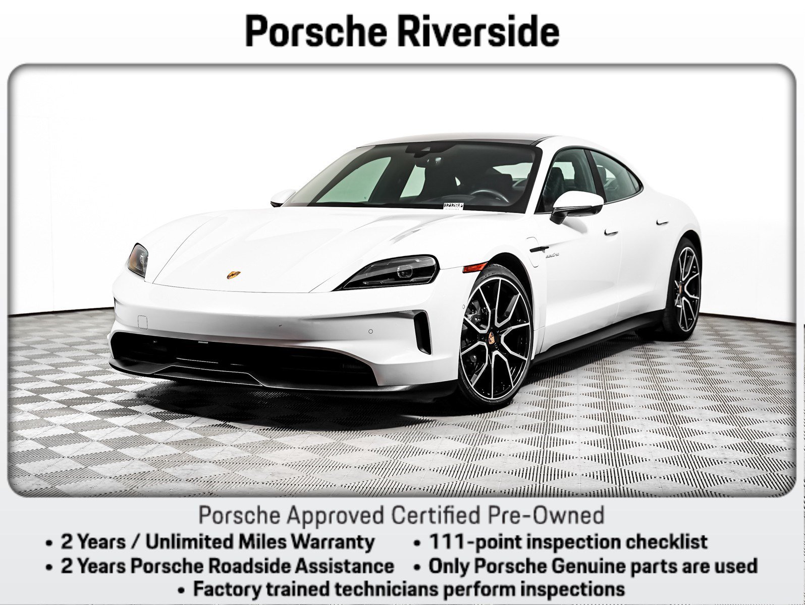 Certified 2025 Porsche Taycan w/ Premium Package RWD image 1