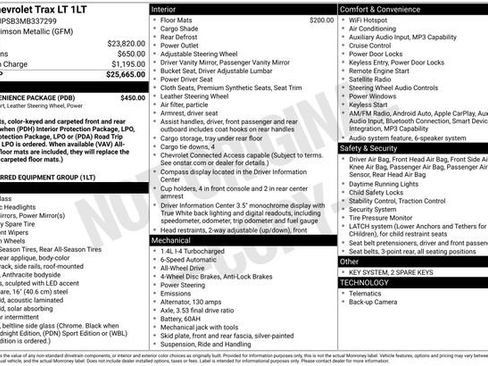 Used 2021 Chevrolet Trax LT w/ LT Convenience Package image 30