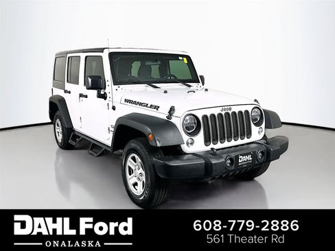 Used 2017 Jeep Wrangler Unlimited Sport w/ Max Tow Package AWD/4WD image 1