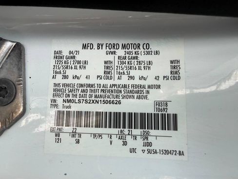 Used 2022 Ford Transit Connect XL FWD image 26