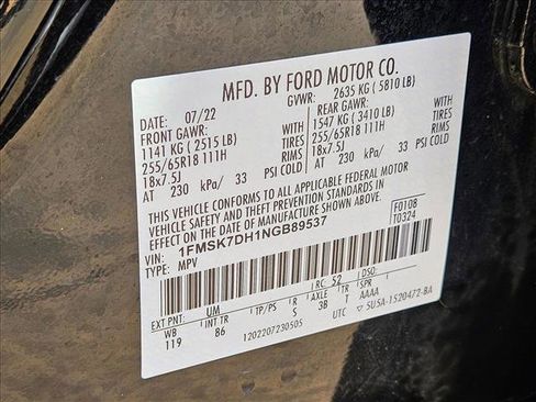 Used 2022 Ford Explorer XLT image 26