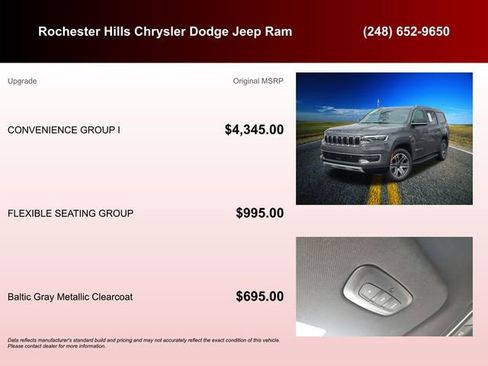 Certified 2024 Jeep Wagoneer Series II w/ Convenience Group I image 6