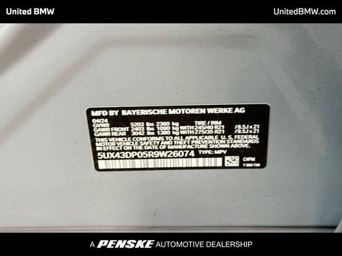 Used 2024 BMW X3 sDrive30i w/ Premium Package RWD image 15