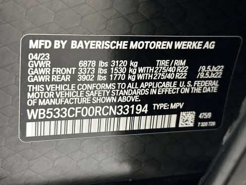 Certified 2024 BMW iX M60 AWD/4WD image 20