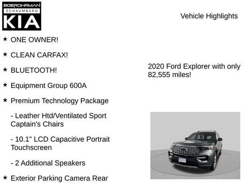 Used 2020 Ford Explorer Platinum w/ Premium Technology Package AWD/4WD image 7