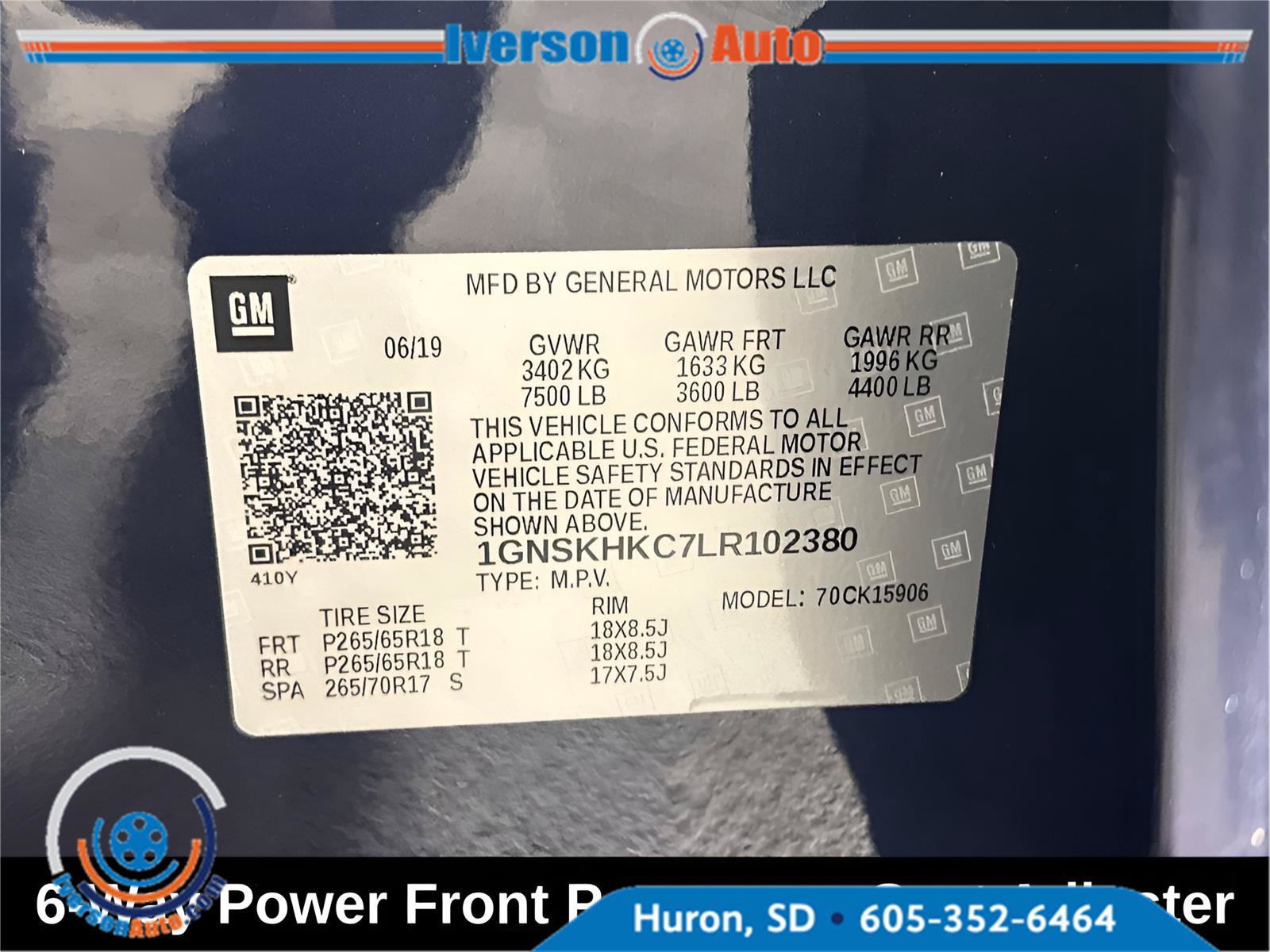 Used 2020 Chevrolet Suburban LT w/ Max Trailering Package AWD/4WD image 15