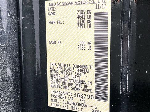 Used 2018 Nissan Maxima Platinum image 30