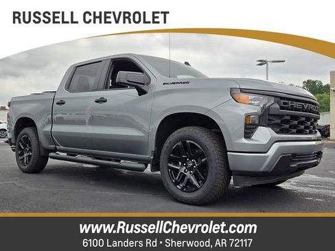 Used 2026 Chevrolet Silverado 1500 Custom w/ Turbomax Blackout Package AWD/4WD image 1