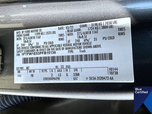Certified 2023 Ford F150 XLT w/ Equipment Group 302A High AWD/4WD image 27