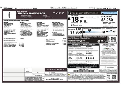 Used 2022 Lincoln Navigator L Reserve image 2