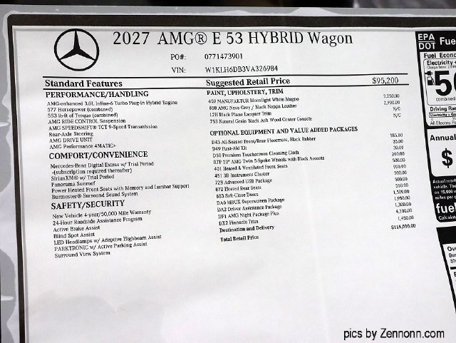 New 2027 Mercedes-Benz E 53 AMG e 4MATIC Wagon image 33