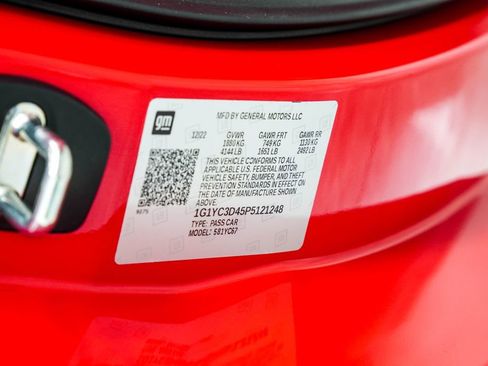 Used 2023 Chevrolet Corvette Stingray Premium Conv w/ Z51 Performance Package image 46