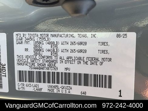 Used 2026 Toyota Sequoia Platinum AWD/4WD image 28