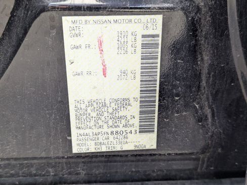 Used 2015 Nissan Altima 2.5 S w/ Power Driver Seat Package FWD image 34