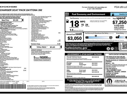Used 2023 Dodge Charger Scat Pack w/ Daytona Edition Group RWD image 2