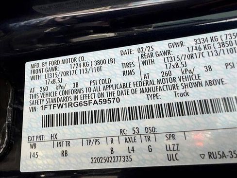 Used 2025 Ford F150 Raptor AWD/4WD image 28