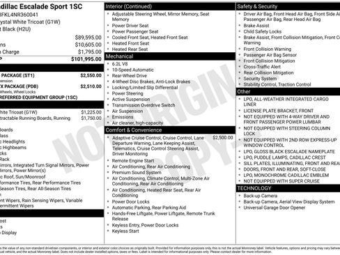 Used 2022 Cadillac Escalade Sport w/ Touring Package image 24