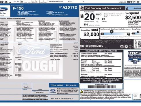 Used 2021 Ford F150 King Ranch w/ Equipment Group 601A High image 6