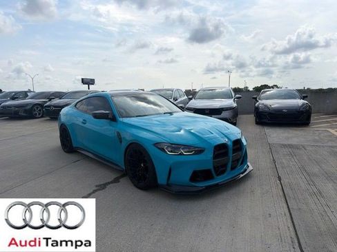 Used 2022 BMW M4 Competition w/ M Carbon Exterior Package RWD image 1