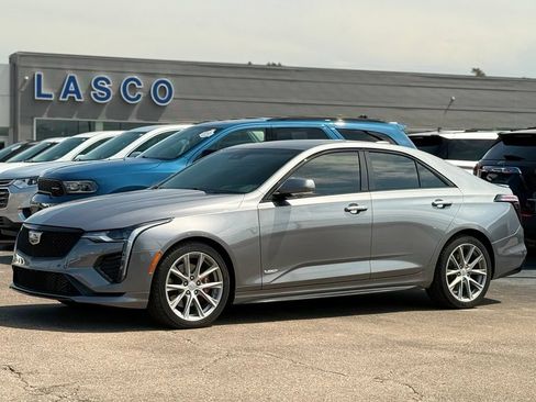Used 2021 Cadillac CT4 V w/ Technology Package AWD/4WD image 1