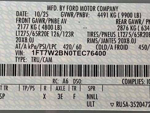 Used 2026 Ford F250 King Ranch w/ Chrome Package AWD/4WD image 61
