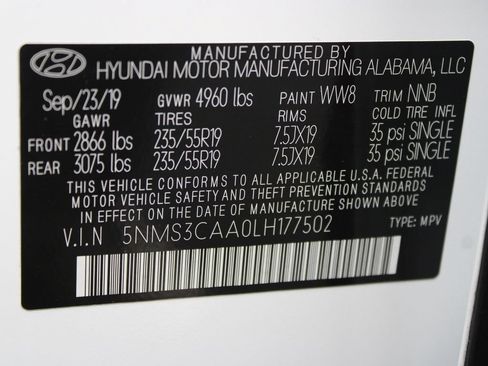Used 2020 Hyundai Santa Fe SEL w/ Cargo Package AWD/4WD image 65