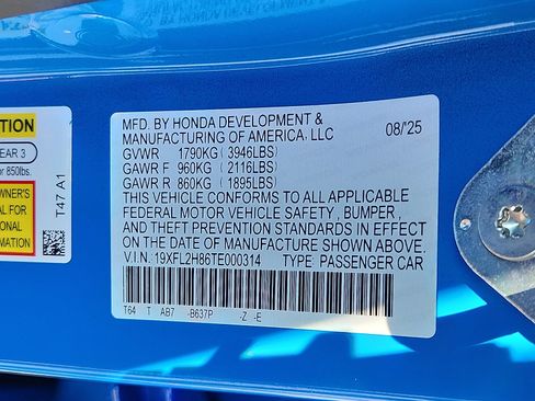 New 2026 Honda Civic Sport image 16