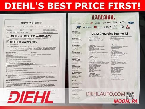 Used 2022 Chevrolet Equinox LS w/ LS Convenience Package AWD/4WD image 18