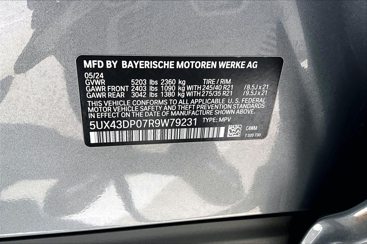 Used 2024 BMW X3 sDrive30i w/ Convenience Package RWD image 32