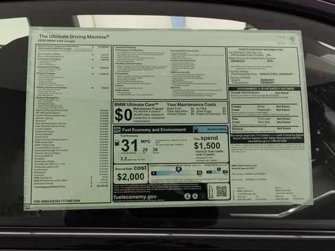 New 2026 BMW 430i Coupe w/ M Sport Package image 24