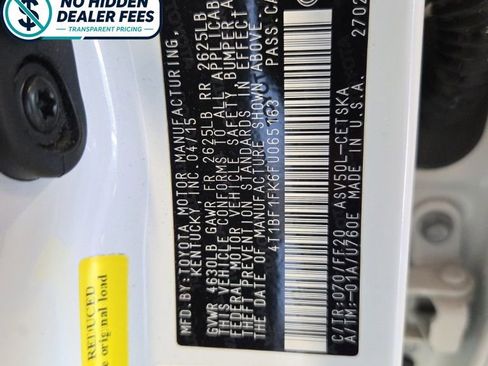 Used 2015 Toyota Camry SE FWD image 26