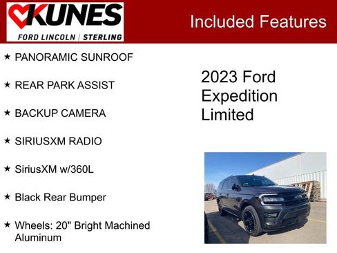 Used 2023 Ford Expedition Limited image 3
