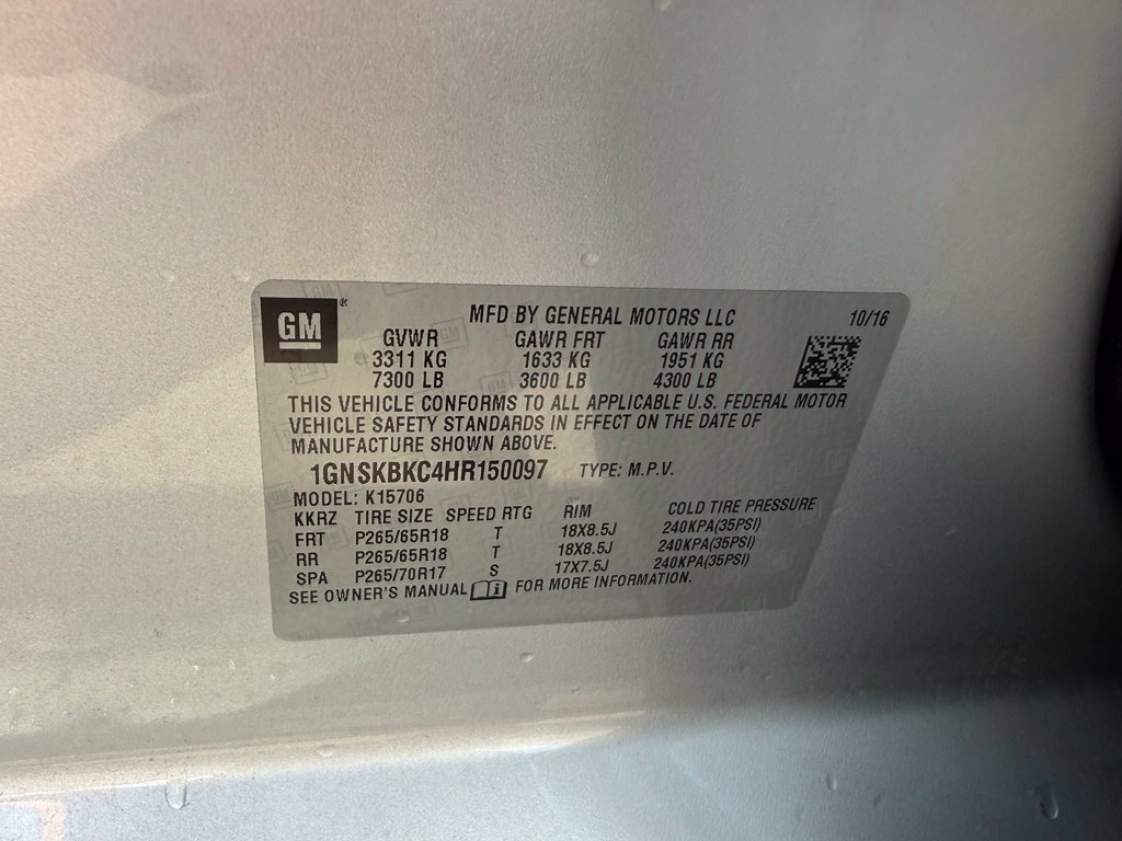 Used 2017 Chevrolet Tahoe LT AWD/4WD image 33