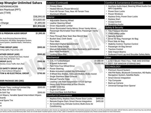 Used 2019 Jeep Wrangler Unlimited Sahara image 12