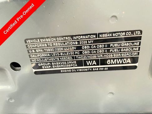 Certified 2025 Nissan Sentra SR w/ SR Premium Package image 32