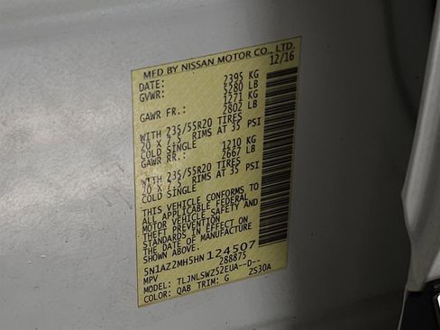 Used 2017 Nissan Murano Platinum w/ Platinum Technology Package image 32