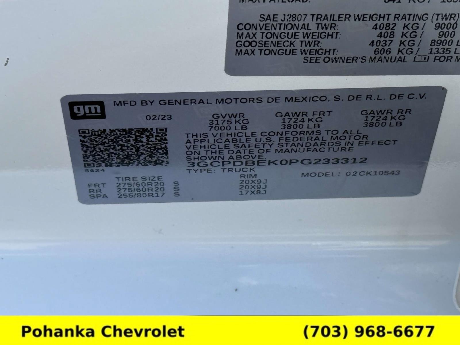 Certified 2023 Chevrolet Silverado 1500 Custom AWD/4WD image 31