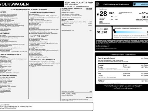 Used 2019 Volkswagen Jetta GLI image 28