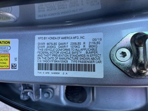 Used 2019 Honda Accord Sport image 11