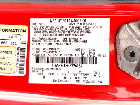 Used 2016 Ford Mustang GT w/ GT Performance Package RWD image 31