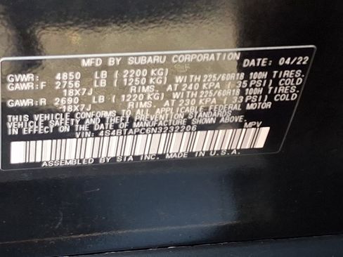 Used 2022 Subaru Outback Touring w/ Popular Package #2 AWD/4WD image 28