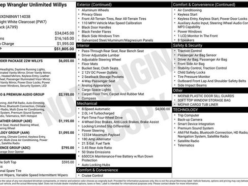 Used 2022 Jeep Wrangler Unlimited Sport image 29